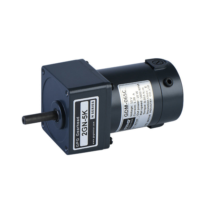Partita del motore 12v 24v 1800rpm 3200rpm dell'ingranaggio della spazzola di GDM-06SC 10w con il cambio 2gn3-300k