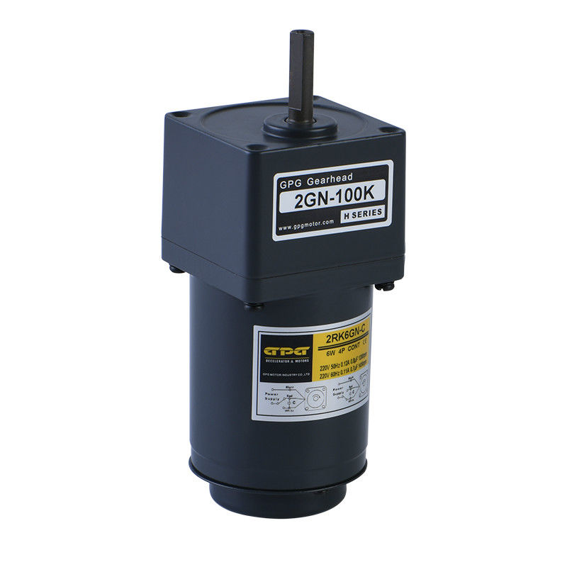 MOTORE YN60-6C 60JB3-200G8L di CONTROLLO di VELOCITÀ di 60mm 6W 2RK6RGN-C 2GN3-200K di CA del CAMBIO MICRO del MOTORE ELETTRICO dell'INGRANAGGIO