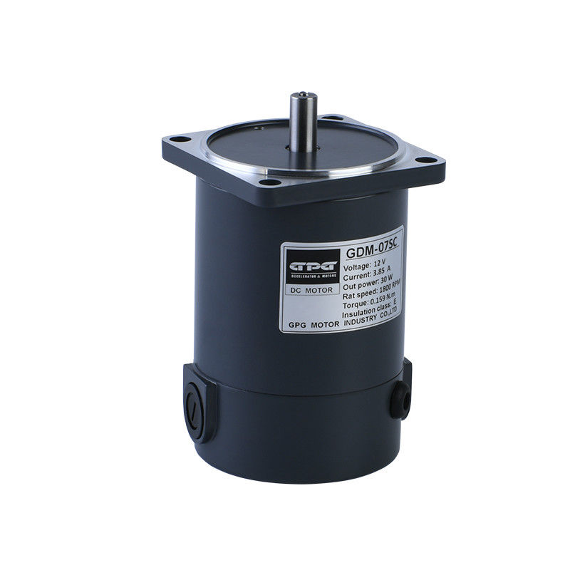 la CC ELETTRICA della FLANGIA del QUADRATO del MOTORE 60MM 12V 24V di CC 20W VA IN AUTOMOBILE il MOTORE di CC della SPAZZOLA dell'ASSE di CHIAVE dell'ASSE del GIRO 1800 3200RPM
