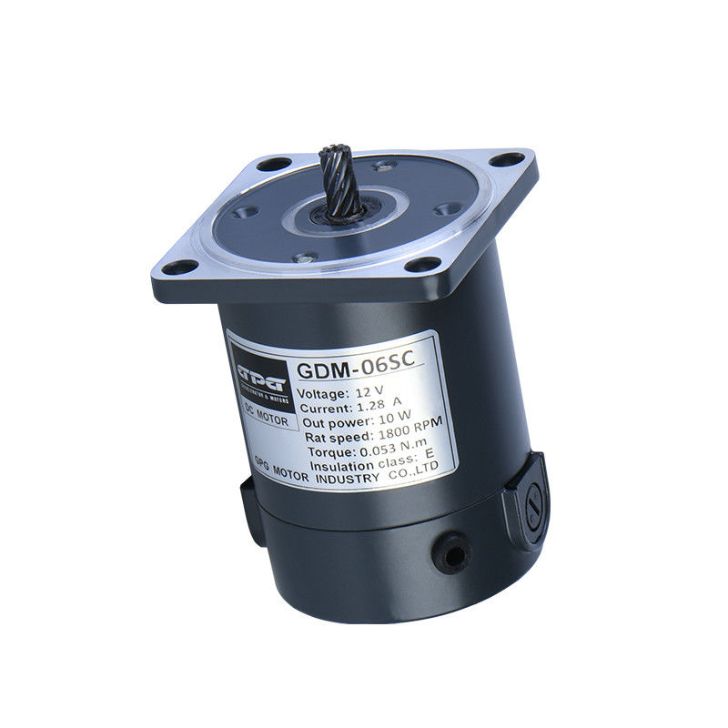 la CC ELETTRICA della FLANGIA del QUADRATO del MOTORE 60MM 12V 24V di CC 20W VA IN AUTOMOBILE il MOTORE di CC della SPAZZOLA dell'ASSE di CHIAVE dell'ASSE del GIRO 1800 3200RPM